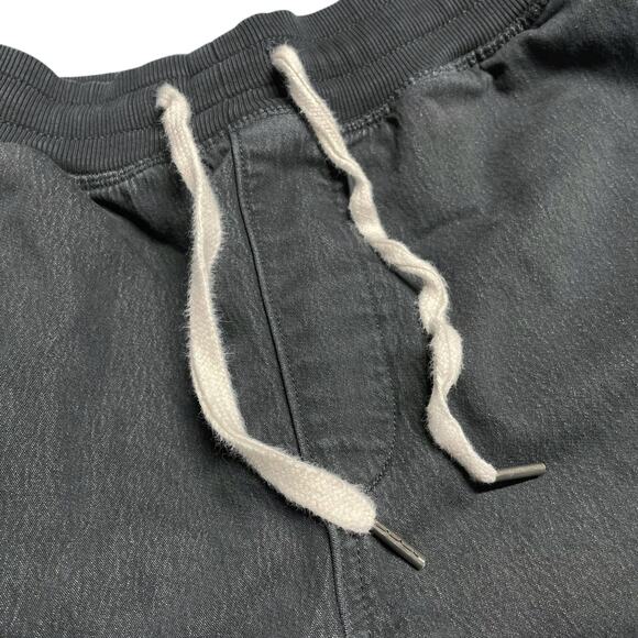 AERIE Soft Landing Wide-Leg Trouser Sweats in Smoked Gray Size S - Picture 6 of 8